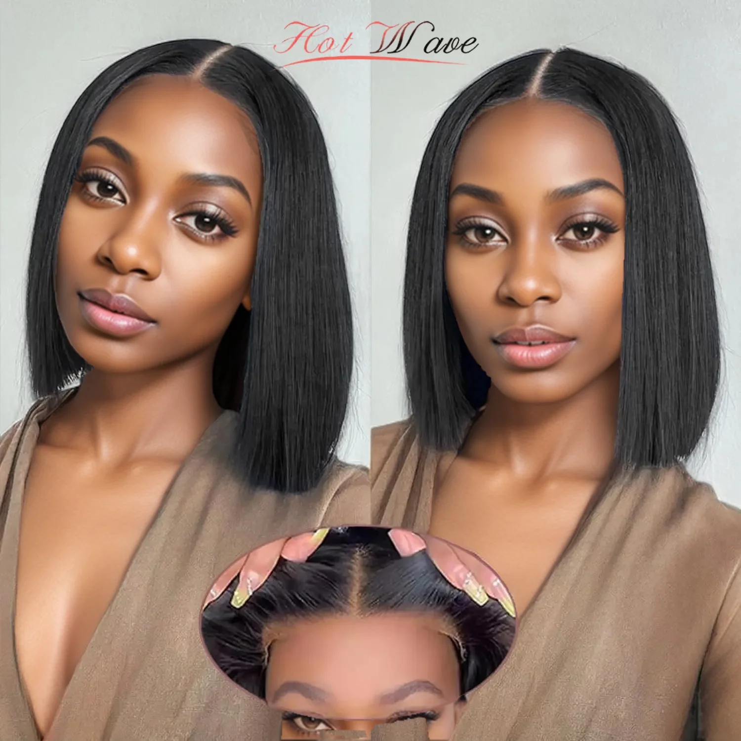 8x5 Glueless Bob Human Hair Wig Pre-Cut Ready To Wear Lace Human Hair Wigs Straight Brazilian Human Hair Wig For Women
8x5 Glueless Bob Human Hair Wig Pre-Cut Ready To Wear Lace Human Hair Wigs Straight Brazilian Human Hair Wig For Women