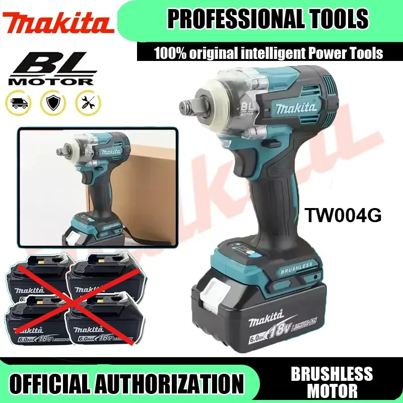 Бесщеточная отвертка Makita 630N.m TW004G 18В, аккумуляторная электрическая отвертка-дрель, перезаряжаемый инструмент
Бесщеточная отвертка Makita 630N.m TW004G 18В, аккумуляторная электрическая отвертка-дрель, перезаряжаемый инструмент