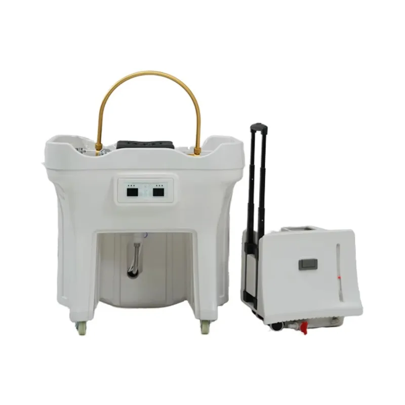Mobile Portable No Plumbing Lit Mobile Salon Head Spa Avec Réservoir Equipment Portable Shampoo Bowl with Water tank
Mobile Portable No Plumbing Lit Mobile Salon Head Spa Avec Réservoir Equipment Portable Shampoo Bowl with Water tank