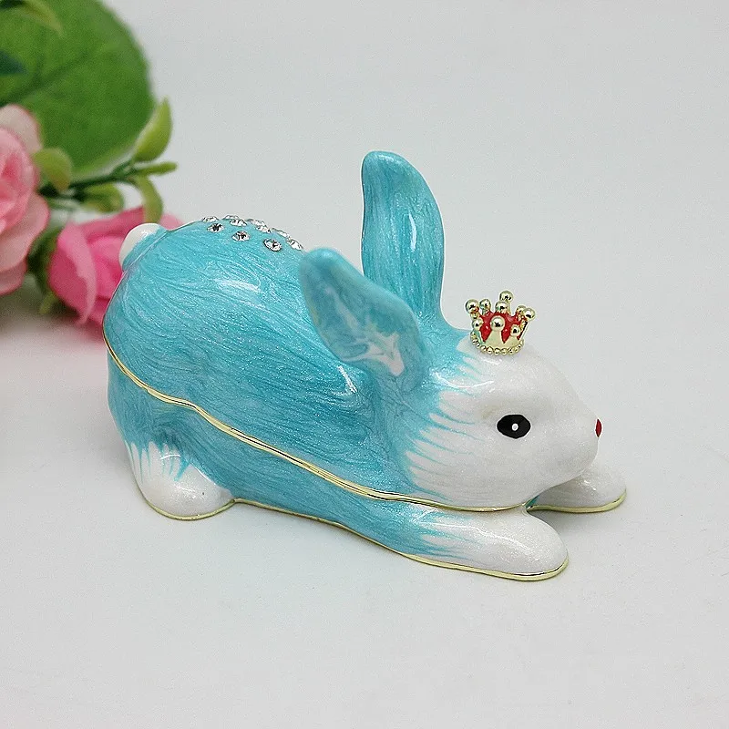 SHINNYGIFTS New Style Crown Rabbit New Year Gifts Enamel Rabbit Trinket Box Birthday Day Gifts
SHINNYGIFTS New Style Crown Rabbit New Year Gifts Enamel Rabbit Trinket Box Birthday Day Gifts