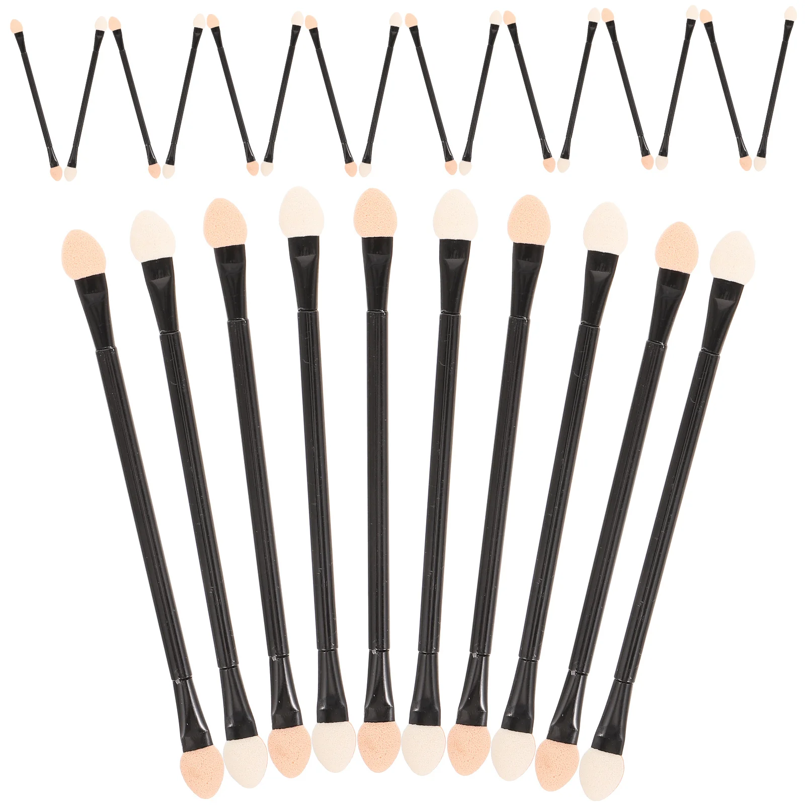 30 Pcs Eye Shadow Stick Eyeshadow Brush Kit Double-ended Makeup Black Head Plastic Sponge
30 Pcs Eye Shadow Stick Eyeshadow Brush Kit Double-ended Makeup Black Head Plastic Sponge