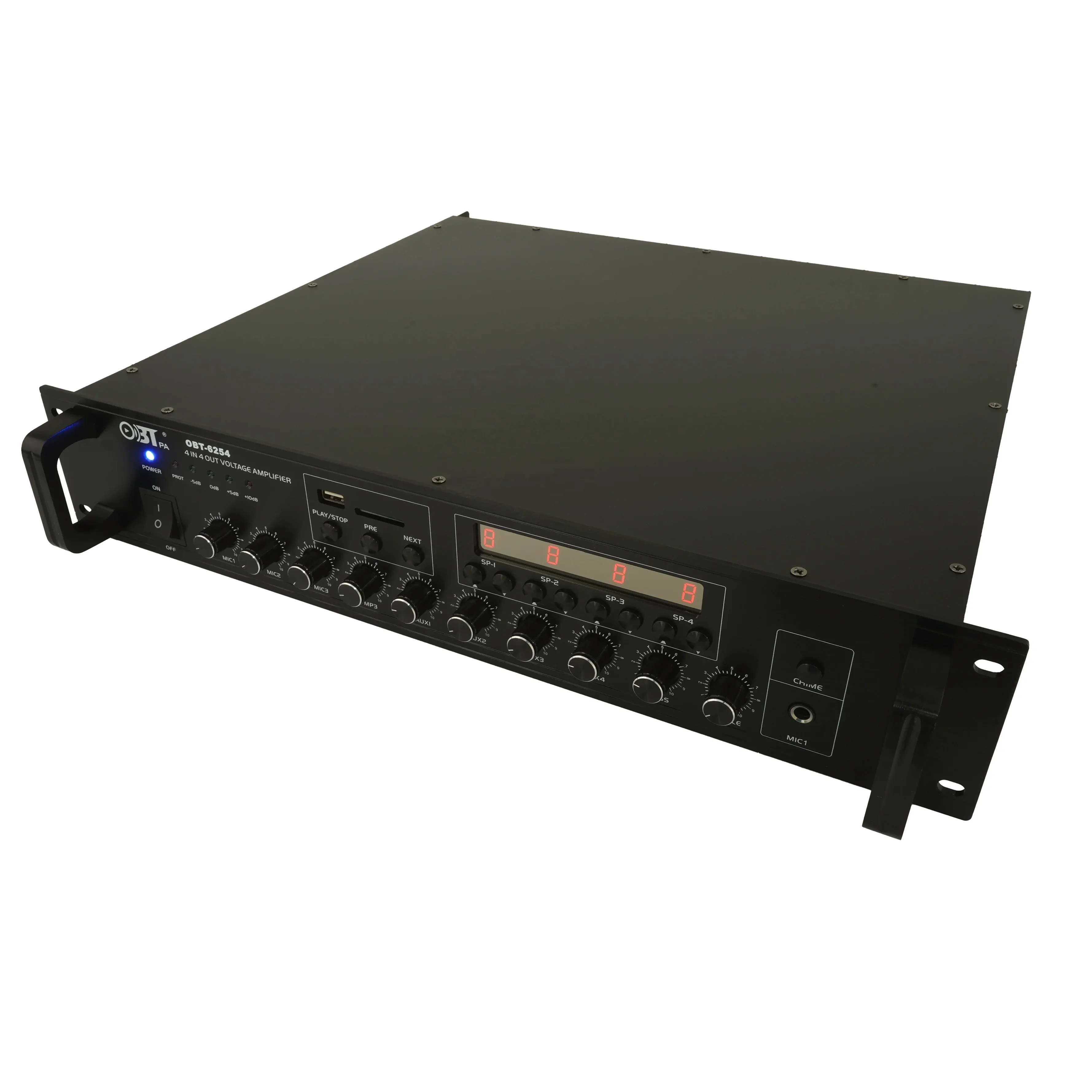 OBT-62545 4 профессиональные Канальные усилитель мощности с Fm-тюнером в системе общественного адреса
OBT-62545 4 профессиональные Канальные усилитель мощности с Fm-тюнером в системе общественного адреса