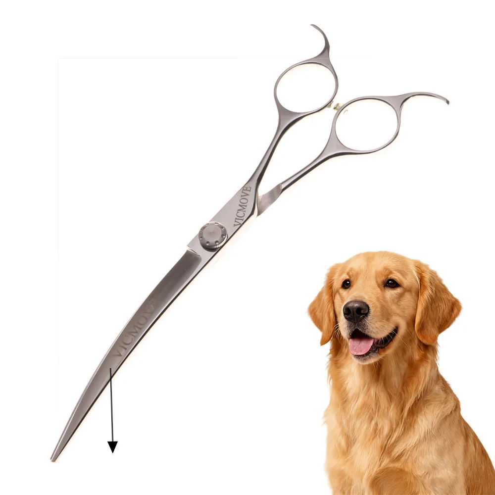 Pet Scissors 7" Down Curved Pet Grooming Scissors Professional Cutting Shears Salon Barber Using Dogs & Cats Both
Pet Scissors 7" Down Curved Pet Grooming Scissors Professional Cutting Shears Salon Barber Using Dogs & Cats Both