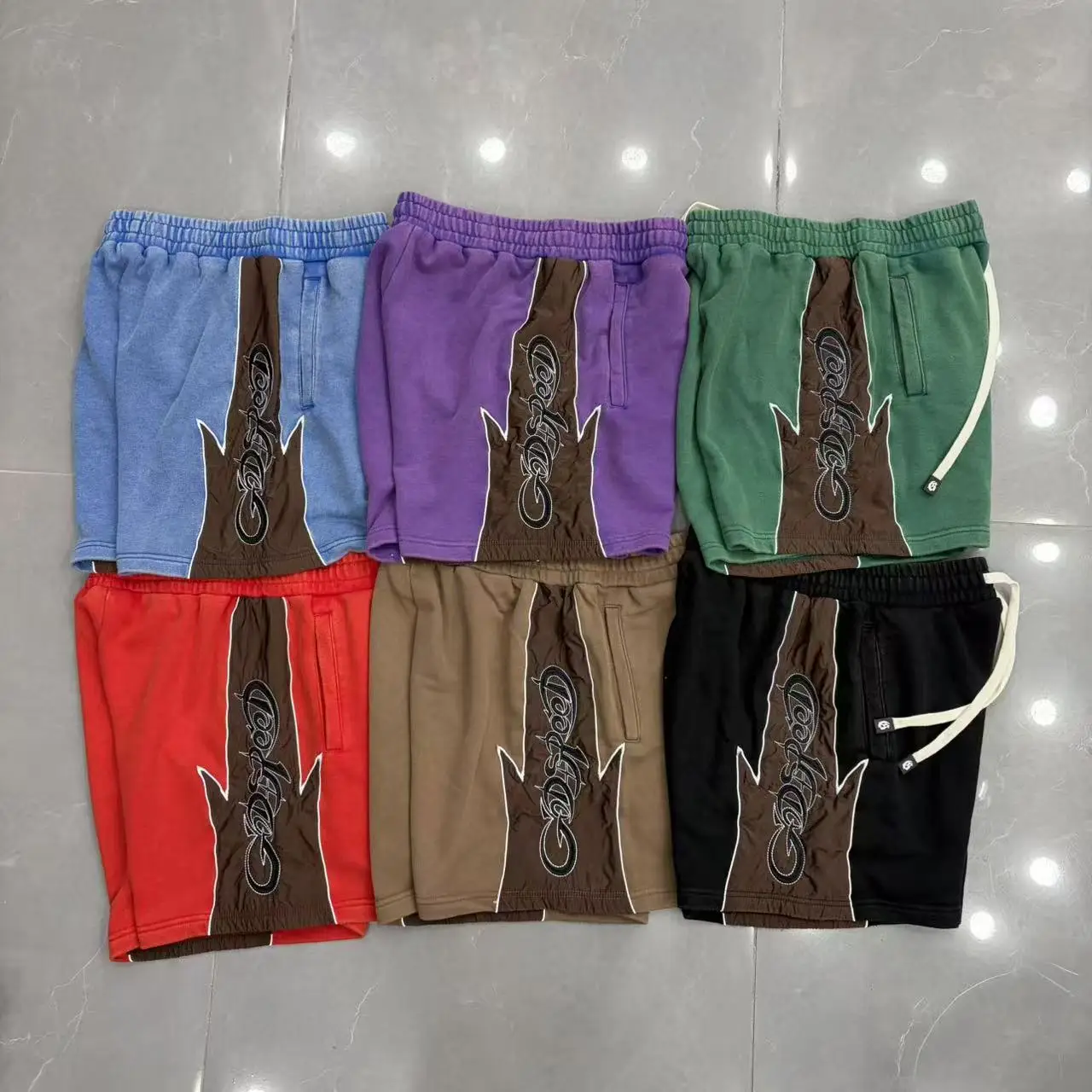 Trendy High-Quality Hip-Hop Washed Patchwork Embroidered Shorts
Trendy High-Quality Hip-Hop Washed Patchwork Embroidered Shorts
