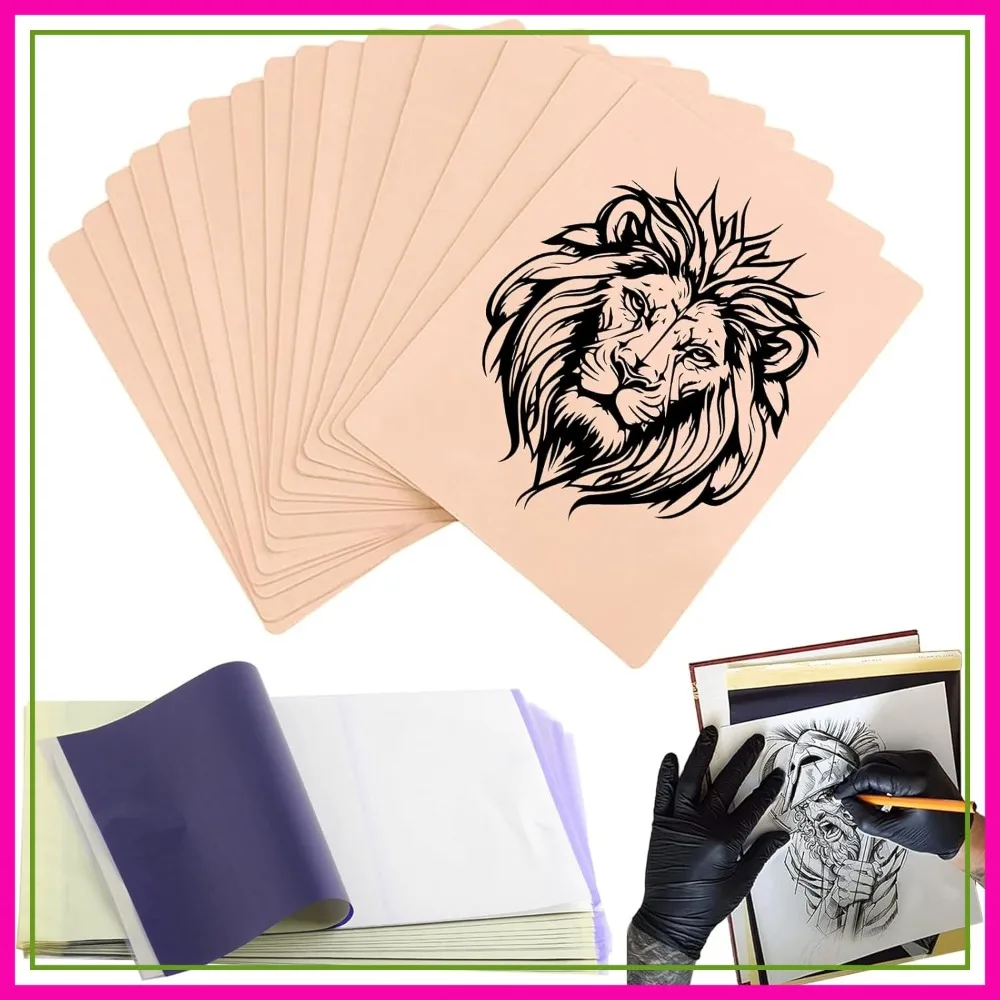 Tattoo Practice Kit: 10pcs Fake Skin & 20pcs Transfer Paper for Beginners & Artists, Realistic Texture, High Transfer Efficiency
Tattoo Practice Kit: 10pcs Fake Skin & 20pcs Transfer Paper for Beginners & Artists, Realistic Texture, High Transfer Efficiency
