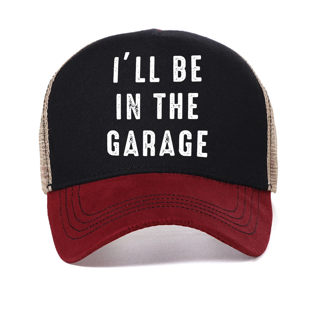 Rustic I LL BE IN THE GARAGE Print Geometric Pattern baseball cap Men women Casual mesh trucker hats adjustable Snapback hats
Rustic I LL BE IN THE GARAGE Print Geometric Pattern baseball cap Men women Casual mesh trucker hats adjustable Snapback hats