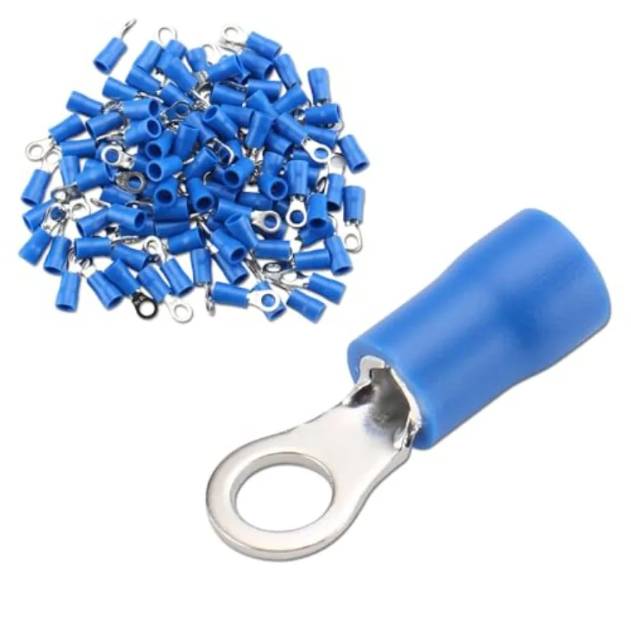 Ring Terminals Connector Stud Size #8 RV2-4S AWG 16-14 Blue Cap Insulated 0PCS
Ring Terminals Connector Stud Size #8 RV2-4S AWG 16-14 Blue Cap Insulated 0PCS