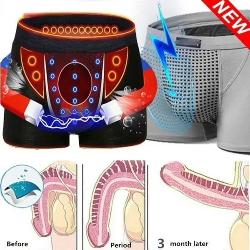 New Upgraded Version of Men's Magnetic Therapy Health Panties 22 Magnet Reinforced Boxer Briefs (L-6XL)brazilian Men's Underwear
New Upgraded Version of Men's Magnetic Therapy Health Panties 22 Magnet Reinforced Boxer Briefs (L-6XL)brazilian Men's Underwear