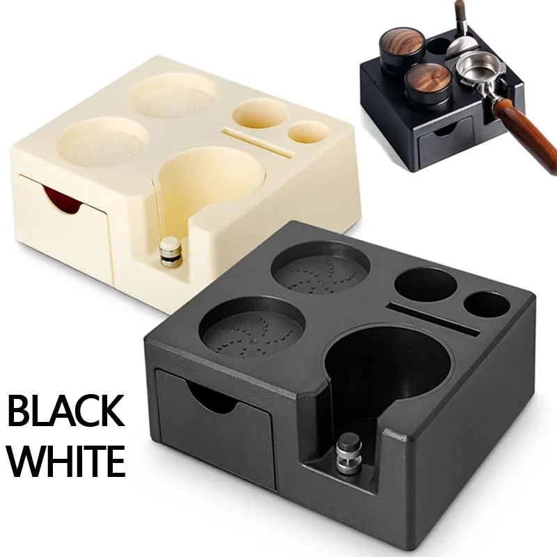 Black/White Espresso Tamping Station Portafilter Tamper Holder 51/54/58mm Universal Espresso Maker Accessories for Coffee Lovers
Black/White Espresso Tamping Station Portafilter Tamper Holder 51/54/58mm Universal Espresso Maker Accessories for Coffee Lovers