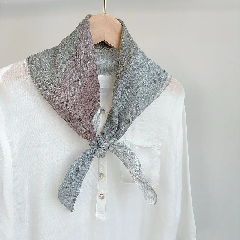Scarf Linen Women Square Summer Sun Protection Neck Wrap Hand Chief Breathable Accessory For Beach Spring Holiday
Scarf Linen Women Square Summer Sun Protection Neck Wrap Hand Chief Breathable Accessory For Beach Spring Holiday