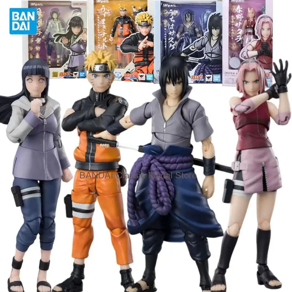 Bandai Genuine SHF NARUTO Shippuden Hyuga Hinata Uzumaki Naruto Uchiha Sasuke Haruno Sakura Anime figure Doll for Collectors
Bandai Genuine SHF NARUTO Shippuden Hyuga Hinata Uzumaki Naruto Uchiha Sasuke Haruno Sakura Anime figure Doll for Collectors