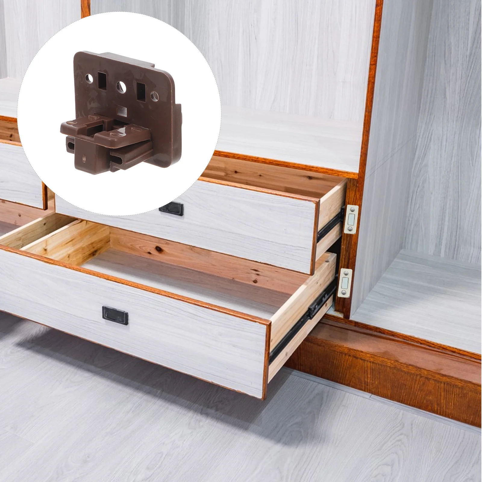 4 Set Drawer Slides Replacement Glides Accessories Rail Plastic Pulls Repair Fixing Bracket Furniture Installation Aid Smooth
4 Set Drawer Slides Replacement Glides Accessories Rail Plastic Pulls Repair Fixing Bracket Furniture Installation Aid Smooth