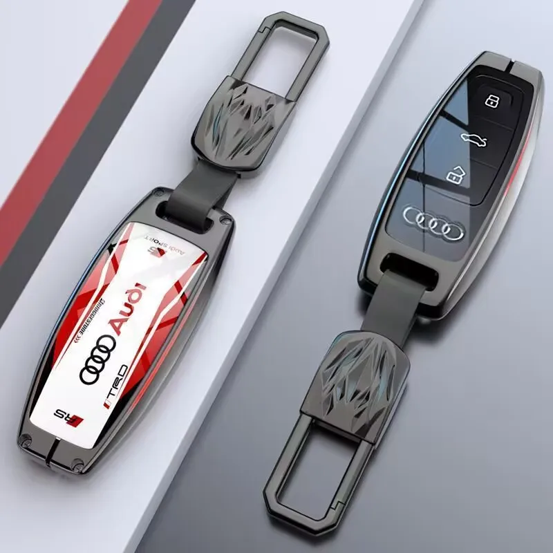 Car Remote Key Case Fob Cover Shell for Audi A3 A4 B9 A6 A7 4K A8 E-tron Q5 Q8 C8 D5 SQ8 Auto Keychain Accessories Sticker
Car Remote Key Case Fob Cover Shell for Audi A3 A4 B9 A6 A7 4K A8 E-tron Q5 Q8 C8 D5 SQ8 Auto Keychain Accessories Sticker