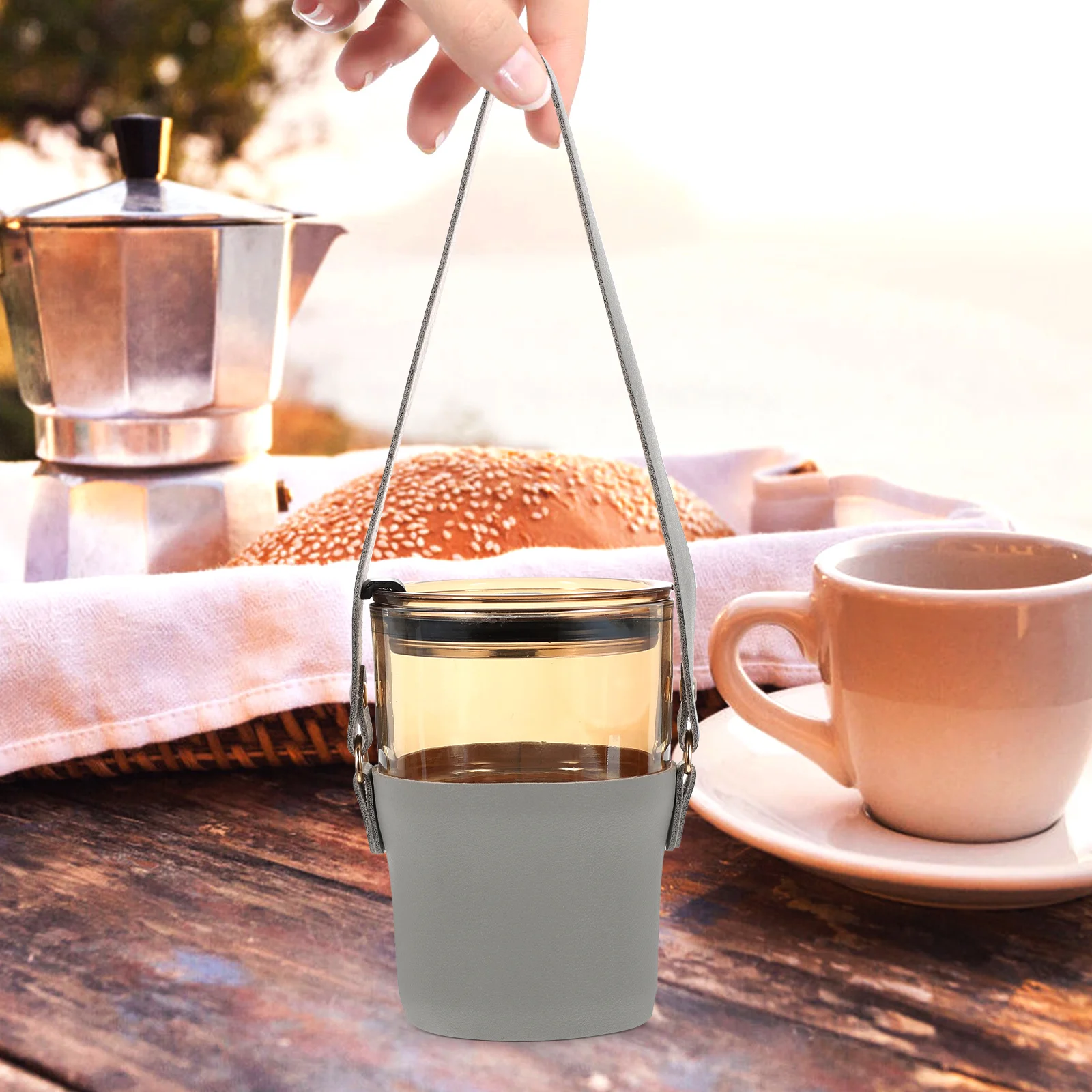 Reusable Coffee Sleeves PU Drink Carrier Milk Tea Cup Holder Hot Cold Travel Drink Carrier Non Slip Waterproof
Reusable Coffee Sleeves PU Drink Carrier Milk Tea Cup Holder Hot Cold Travel Drink Carrier Non Slip Waterproof