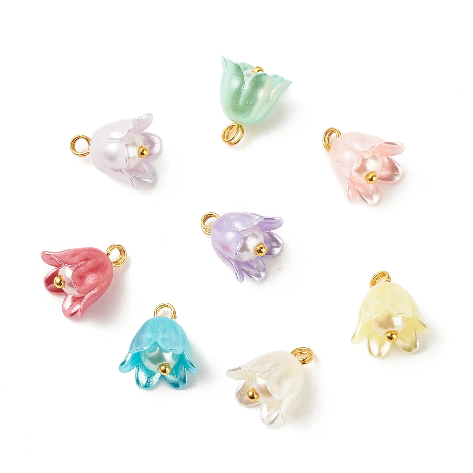 200pcs Flower Acrylic Pendant Imitation Pearl Plastic Beads Charms Random Colored Morning Glory Bead for Earrings Jewelry Making
200pcs Flower Acrylic Pendant Imitation Pearl Plastic Beads Charms Random Colored Morning Glory Bead for Earrings Jewelry Making