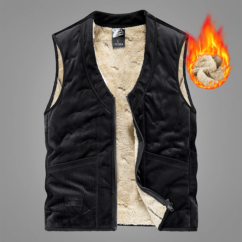 Male Soft Lamb Wool Windproof Vest Winter Zipper Waistcoat Cashmere Sleeveless Jacket Mens Winter Slim Lamb Cashmere Waistcoat
Male Soft Lamb Wool Windproof Vest Winter Zipper Waistcoat Cashmere Sleeveless Jacket Mens Winter Slim Lamb Cashmere Waistcoat