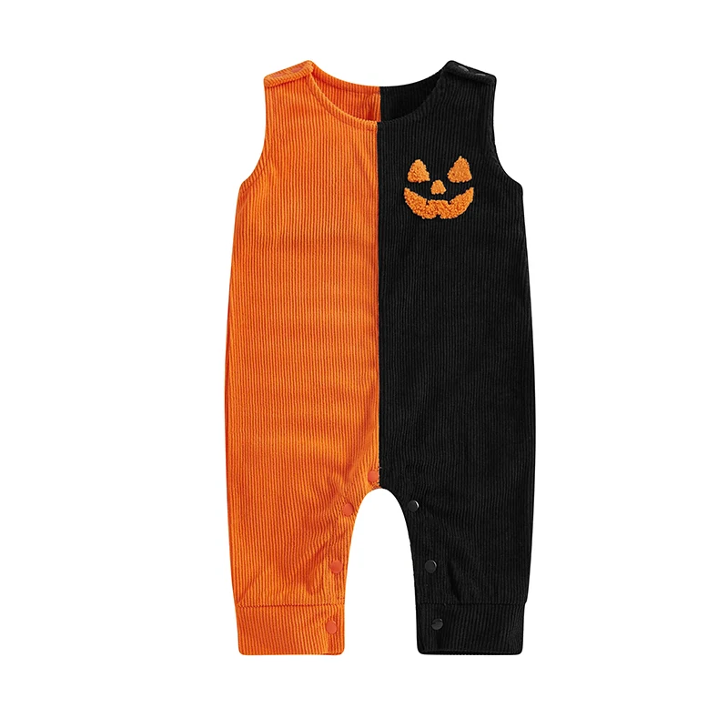 Baby Jumpsuit Sleeveless Crew Neck Contrast Color Grimace Romper Halloween Baby Clothes for Girls Boys
Baby Jumpsuit Sleeveless Crew Neck Contrast Color Grimace Romper Halloween Baby Clothes for Girls Boys