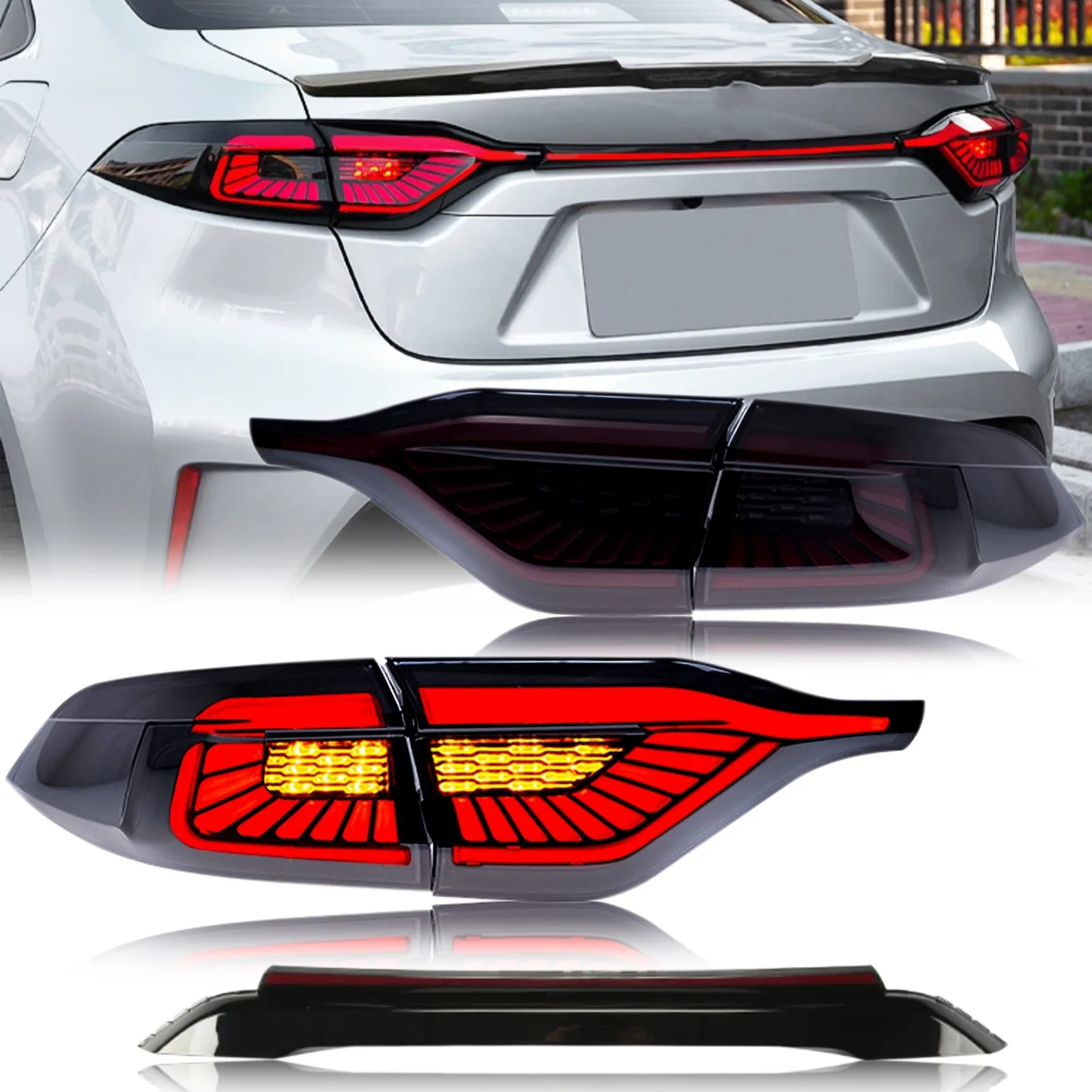 LED Tail Lights for Toyota Corolla Apex E210 2020-2026 Sedan Start-up Animation Sequential Turn Signal Trunk Rear Lamps Assembly
LED Tail Lights for Toyota Corolla Apex E210 2020-2026 Sedan Start-up Animation Sequential Turn Signal Trunk Rear Lamps Assembly