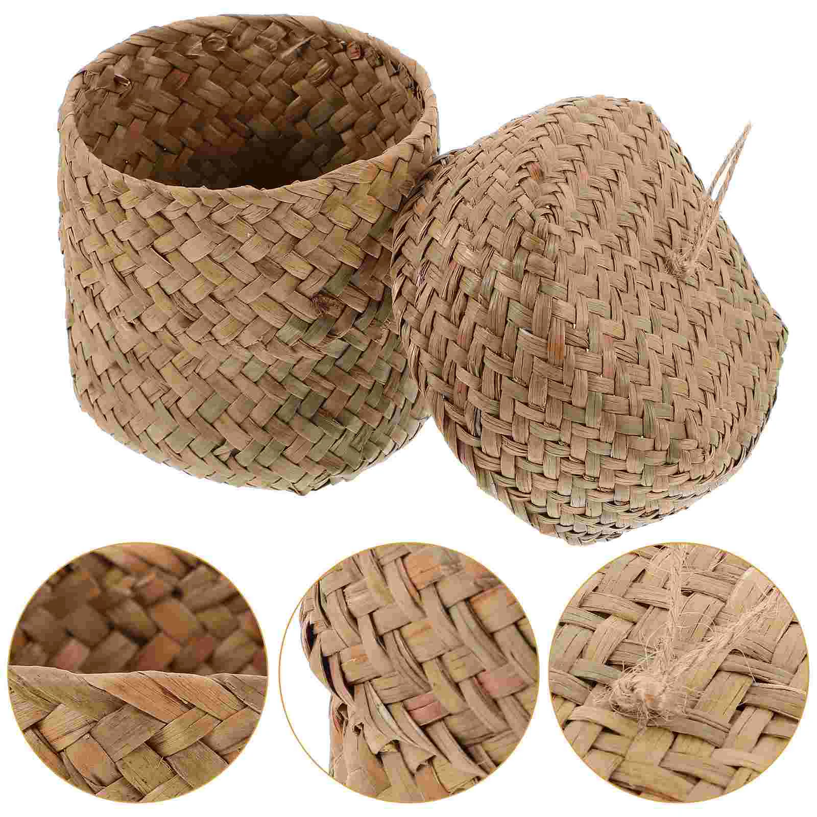 Small Bin Straw Box Storage Basket Woven Happy Candy Seagrass with Lid Seaweed Holder Baby
Small Bin Straw Box Storage Basket Woven Happy Candy Seagrass with Lid Seaweed Holder Baby