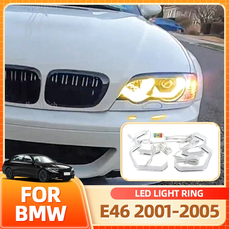 Glasses Holder For BMW 3 Series E46 Sedan Facelift 2001-2005 M4 Style RGB Ring Angel Eyes Phone APP Control Remote LED Headli
Glasses Holder For BMW 3 Series E46 Sedan Facelift 2001-2005 M4 Style RGB Ring Angel Eyes Phone APP Control Remote LED Headli