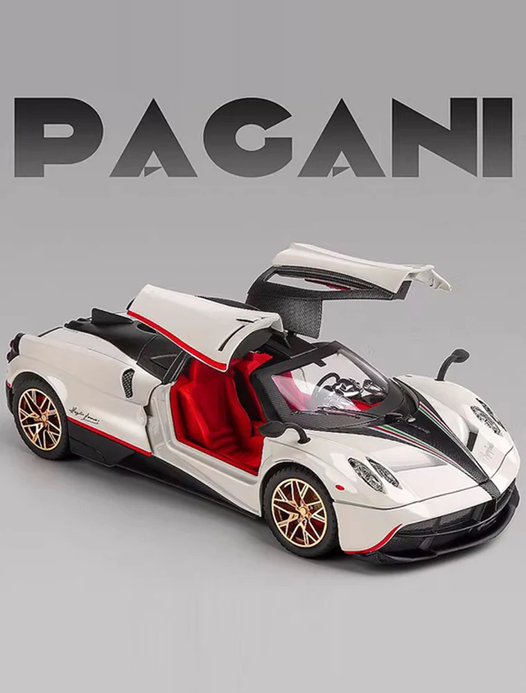 1:24 Scale Alloy Diecast Pagani Huayra Zonda HP Sports Cars Toys Models Sound Light Pull Back Vehicles for Kids Collection Gifts
1:24 Scale Alloy Diecast Pagani Huayra Zonda HP Sports Cars Toys Models Sound Light Pull Back Vehicles for Kids Collection Gifts
