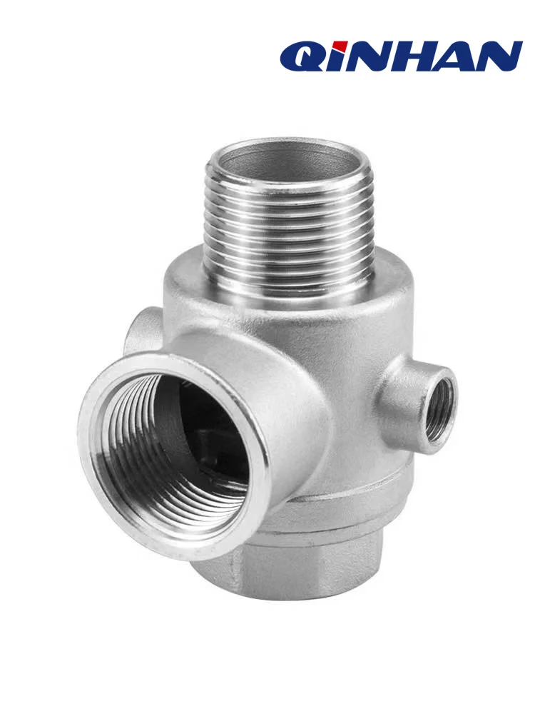 304 stainless steel high five-way check valve threaded check valve water pump frequency conversion internal and external threads
304 stainless steel high five-way check valve threaded check valve water pump frequency conversion internal and external threads