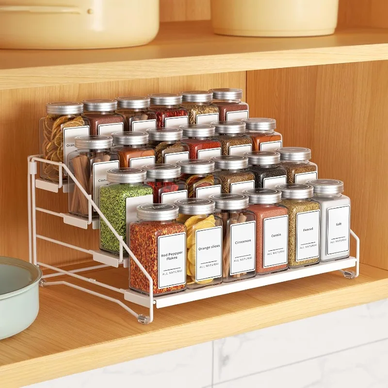 4Tier Spice Shelf Organizer for Cabinet, Spice Rack Organizer, Depth Adjustable Seasoning Rack Organizer for Cabinet, Countertop
4Tier Spice Shelf Organizer for Cabinet, Spice Rack Organizer, Depth Adjustable Seasoning Rack Organizer for Cabinet, Countertop