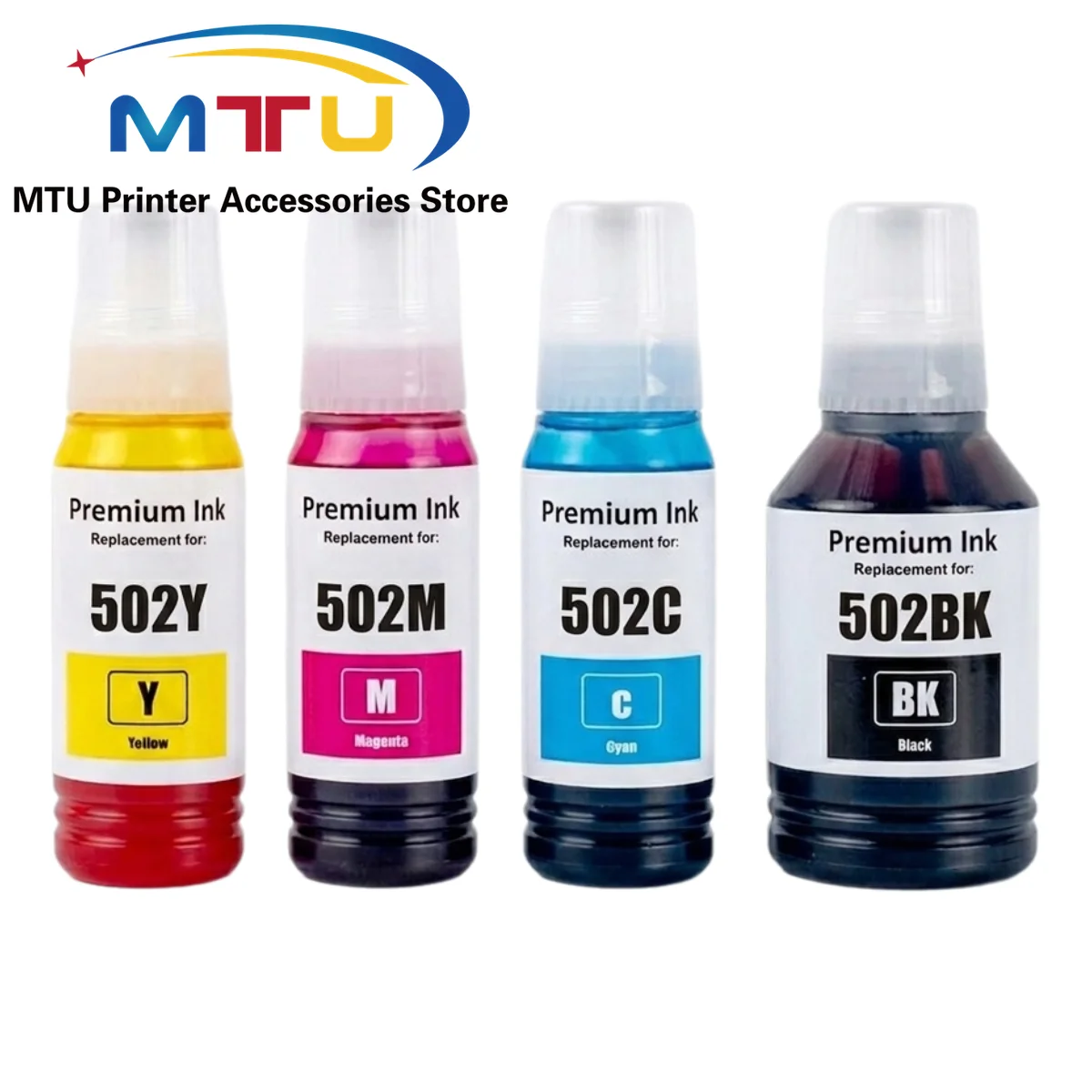 1Set 504 502 524 Dye Ink for Epson EcoTank L4150 L4160 L4260 L6161 L6171 L6191 L6270
1Set 504 502 524 Dye Ink for Epson EcoTank L4150 L4160 L4260 L6161 L6171 L6191 L6270