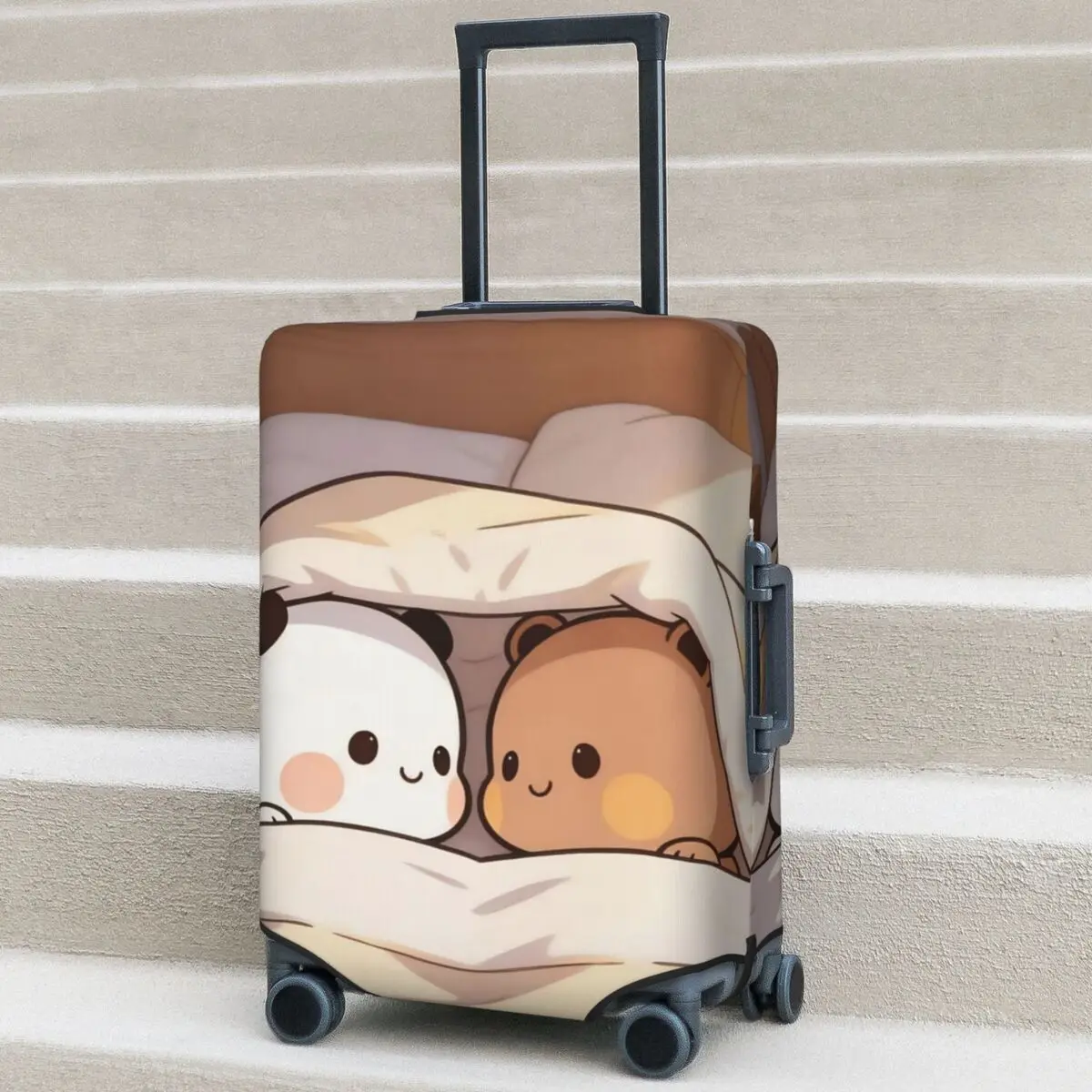 Чехол для чемодана Kawaii Bear Bubu Dudu: эластичный защитный чехол для багажа для деловых поездок и отпуска
Чехол для чемодана Kawaii Bear Bubu Dudu: эластичный защитный чехол для багажа для деловых поездок и отпуска