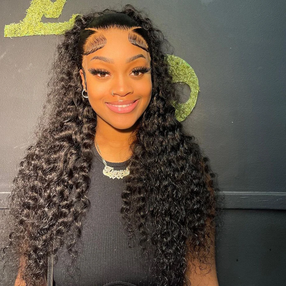 13x4 Curly Lace Front Human Hair Wig Hd Pre plucked Water Wave Wigs For Black Women Deep Wave Frontal Wig Human Hair
13x4 Curly Lace Front Human Hair Wig Hd Pre plucked Water Wave Wigs For Black Women Deep Wave Frontal Wig Human Hair