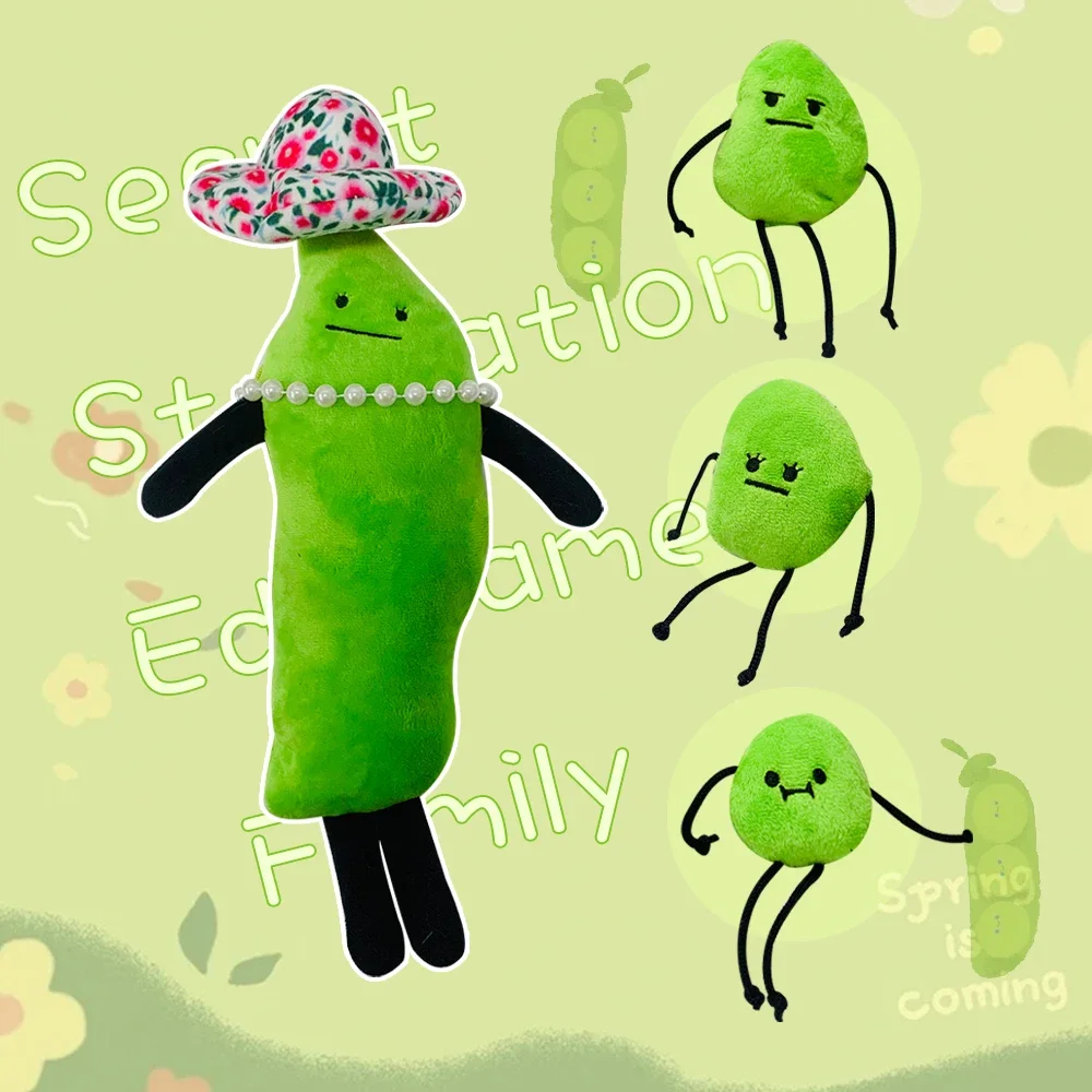 Kawaii Game Secret Staycation Plush Toy Edamame Family Doll Cute Cartoon Stuffed Soft Toy Birthday New Year's Gift for Children
Kawaii Game Secret Staycation Plush Toy Edamame Family Doll Cute Cartoon Stuffed Soft Toy Birthday New Year's Gift for Children