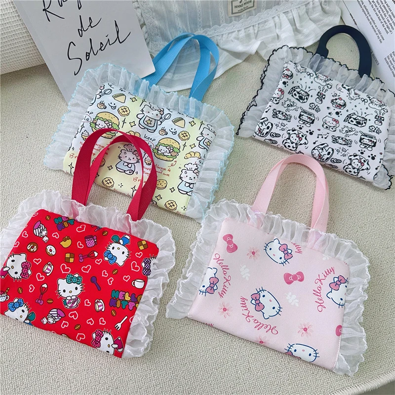 New Cute Hello Kitty Y2K Lace Storage Bag Sanrio Kawaii Anime Hairpin Headwear Printed Cotton Makeup Bag Tide Gift for Kids
New Cute Hello Kitty Y2K Lace Storage Bag Sanrio Kawaii Anime Hairpin Headwear Printed Cotton Makeup Bag Tide Gift for Kids