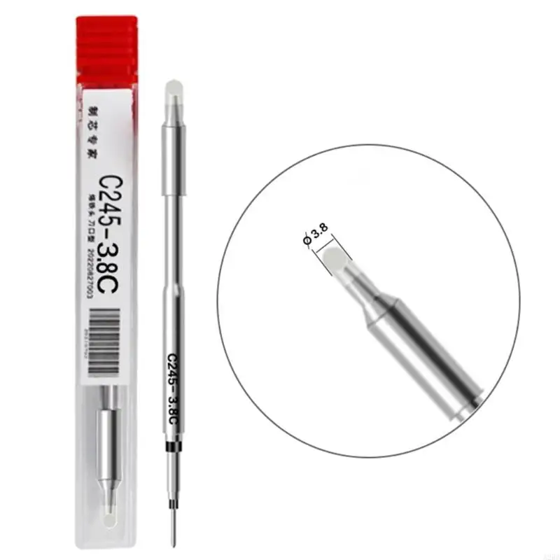 C245 Soldering Tip Efficient Soldering Iron Tip Soldering Head for Professional Use in Electronics & Circuit Board Work
C245 Soldering Tip Efficient Soldering Iron Tip Soldering Head for Professional Use in Electronics & Circuit Board Work