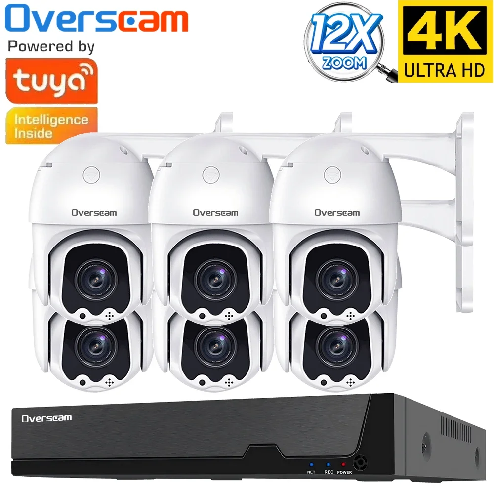 Tuya 8CH Poe 12X Zoom 8MP Camera System Video Surveillance Kit Security Camera Ptz Outdoor Camera Audio Record IR Night Vision
Tuya 8CH Poe 12X Zoom 8MP Camera System Video Surveillance Kit Security Camera Ptz Outdoor Camera Audio Record IR Night Vision