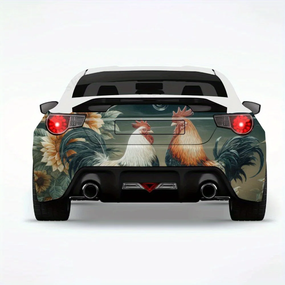 Roosters Sunflowers- Vinyl Decal for Car Rear, Waterproof Self-Adhesive Vinyl Stickers for Vehicle Tail and Bumper, Decoration P
Roosters Sunflowers- Vinyl Decal for Car Rear, Waterproof Self-Adhesive Vinyl Stickers for Vehicle Tail and Bumper, Decoration P