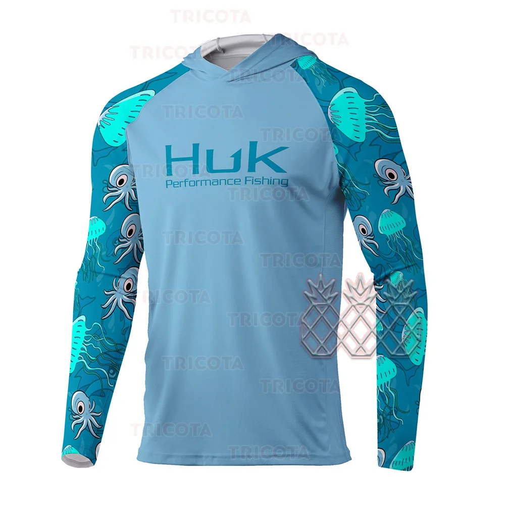 HUK Men's Fishing Hooded Shirts Performance Breathable T-shirt Summer Long Sleeve Uv Protection Moisture Wicking Fishing Clothes
HUK Men's Fishing Hooded Shirts Performance Breathable T-shirt Summer Long Sleeve Uv Protection Moisture Wicking Fishing Clothes