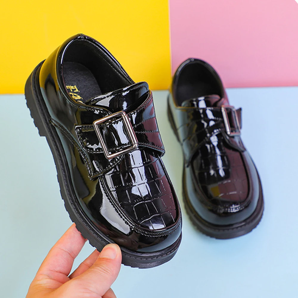Spring and Autumn 2026 New Style Boys' leather shoes - British style black soft-soled primary school students' performance shoes
Spring and Autumn 2026 New Style Boys' leather shoes - British style black soft-soled primary school students' performance shoes