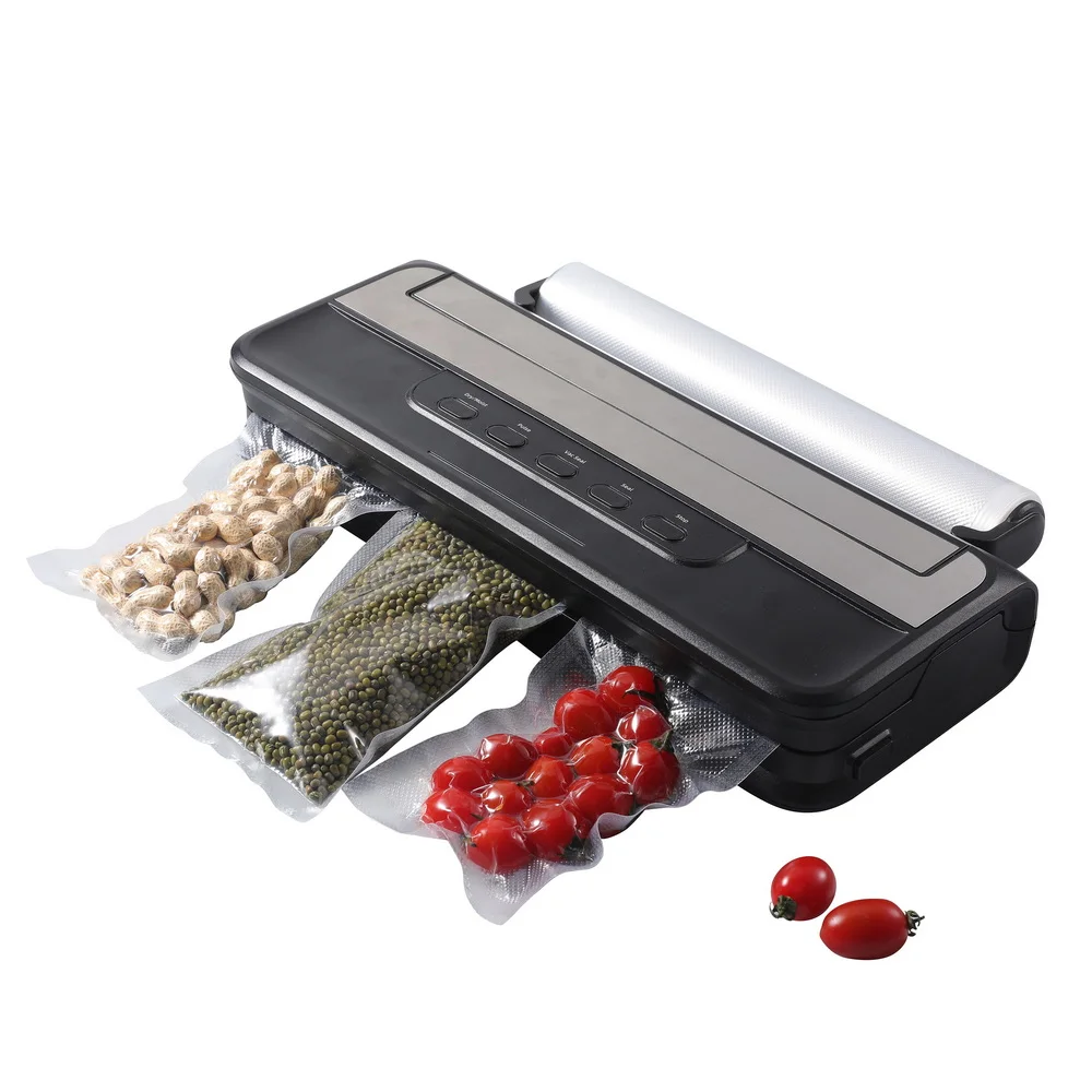 Lengthened Sealing Design Food Saver Vacuum Machine Kitchen Vacuum Sealer With External Bag Roll Holder
Lengthened Sealing Design Food Saver Vacuum Machine Kitchen Vacuum Sealer With External Bag Roll Holder
