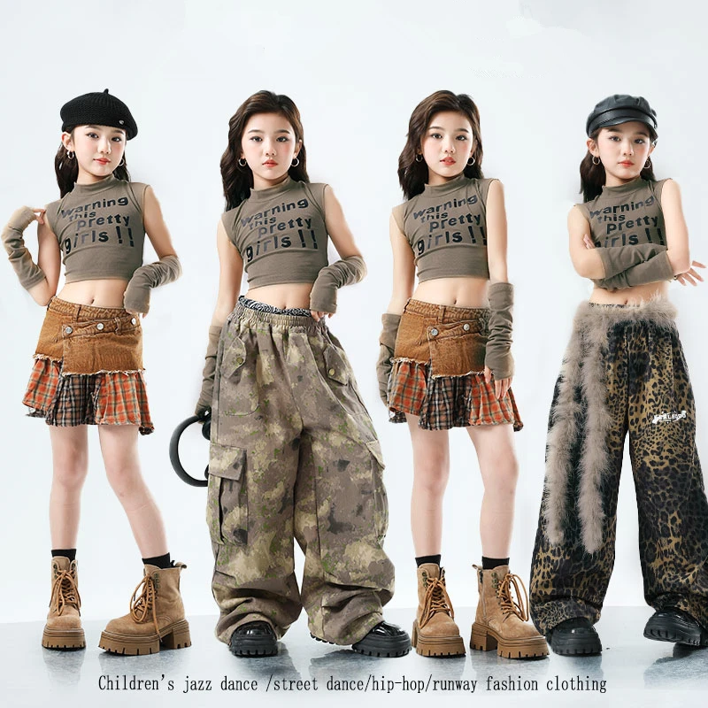 Stylish Kids Hiphop Rapper Clothes Streetwear Outfit for Teen Girls Fashion Street Hip Hop Dance Wear Child Performance Costume
Stylish Kids Hiphop Rapper Clothes Streetwear Outfit for Teen Girls Fashion Street Hip Hop Dance Wear Child Performance Costume