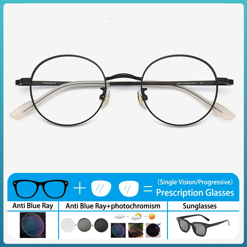 Eyeglass Leg Insert Core Myopia Retro Round Alloying Metal Frame Anti Blue Light Photochromic Prescription Hyperopia Glasses
Eyeglass Leg Insert Core Myopia Retro Round Alloying Metal Frame Anti Blue Light Photochromic Prescription Hyperopia Glasses