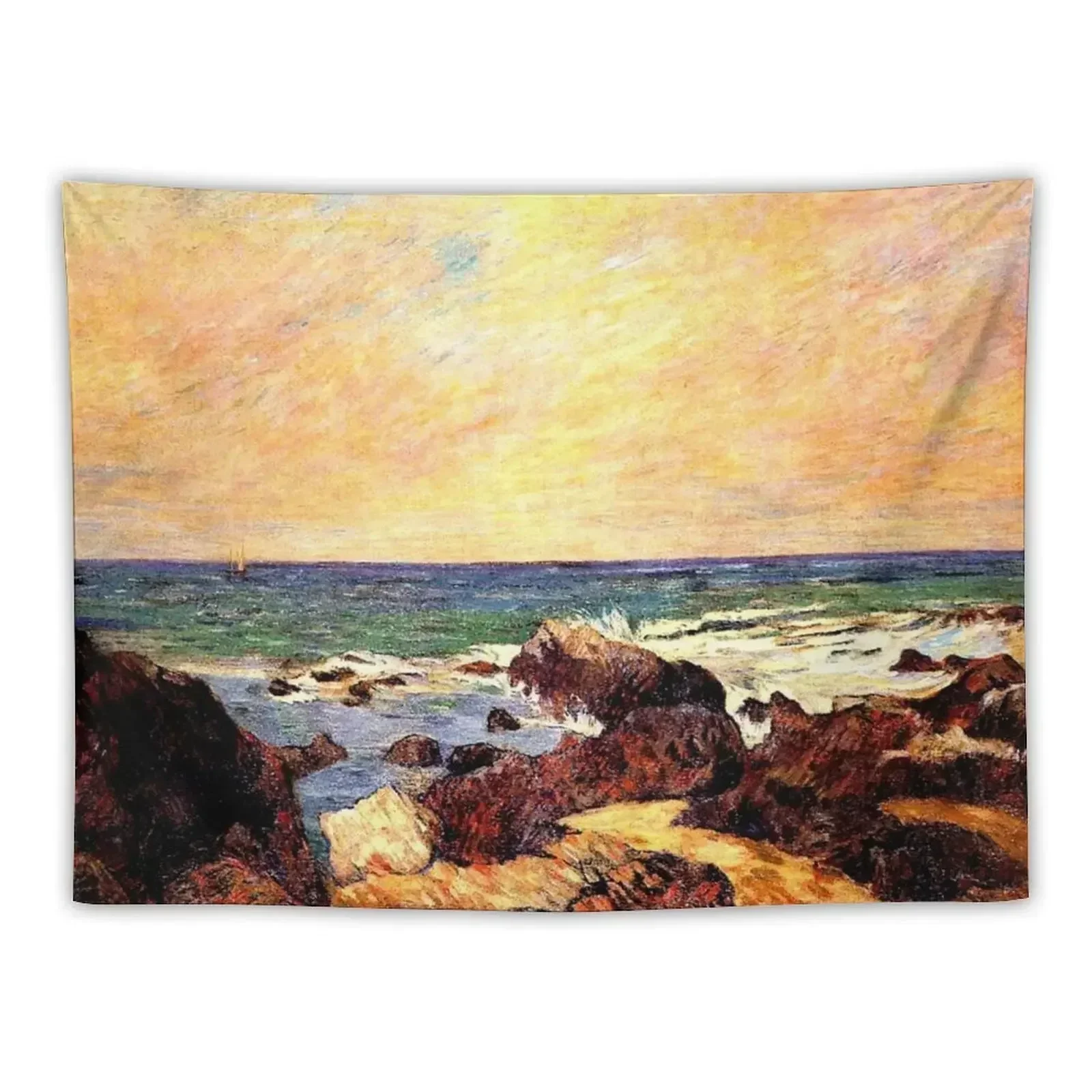 Gauguin - Rocks and Sea, fine art painting Tapestry Aesthetic Home Decor Things To The Room Wallpaper Tapestry
Gauguin - Rocks and Sea, fine art painting Tapestry Aesthetic Home Decor Things To The Room Wallpaper Tapestry
