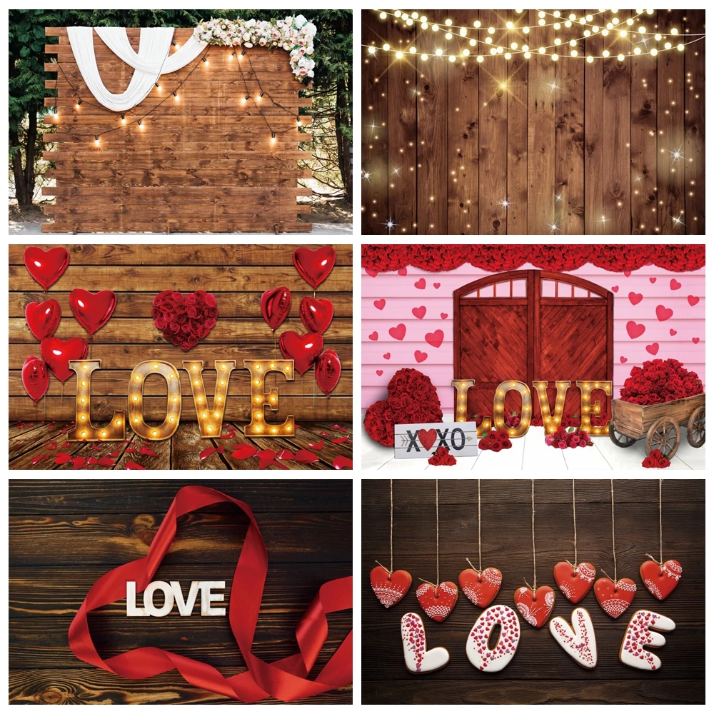 Laeacco Wedding Stage Old Wooden Wall Flowers Light Bulb Love Valentine's Day Photographic Background Backdrop For Photo Studio
Laeacco Wedding Stage Old Wooden Wall Flowers Light Bulb Love Valentine's Day Photographic Background Backdrop For Photo Studio