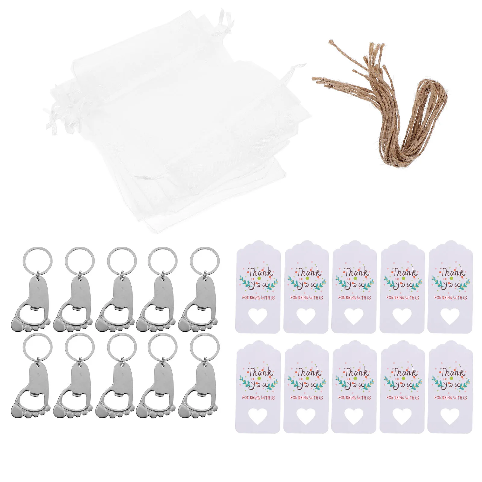 10 set 10 Sets Baptism Suit Baby Shower Bottle Opener Infant Footprint Keychain Metal Party Favor Bag Gifts Bulk Supplies
10 set 10 Sets Baptism Suit Baby Shower Bottle Opener Infant Footprint Keychain Metal Party Favor Bag Gifts Bulk Supplies