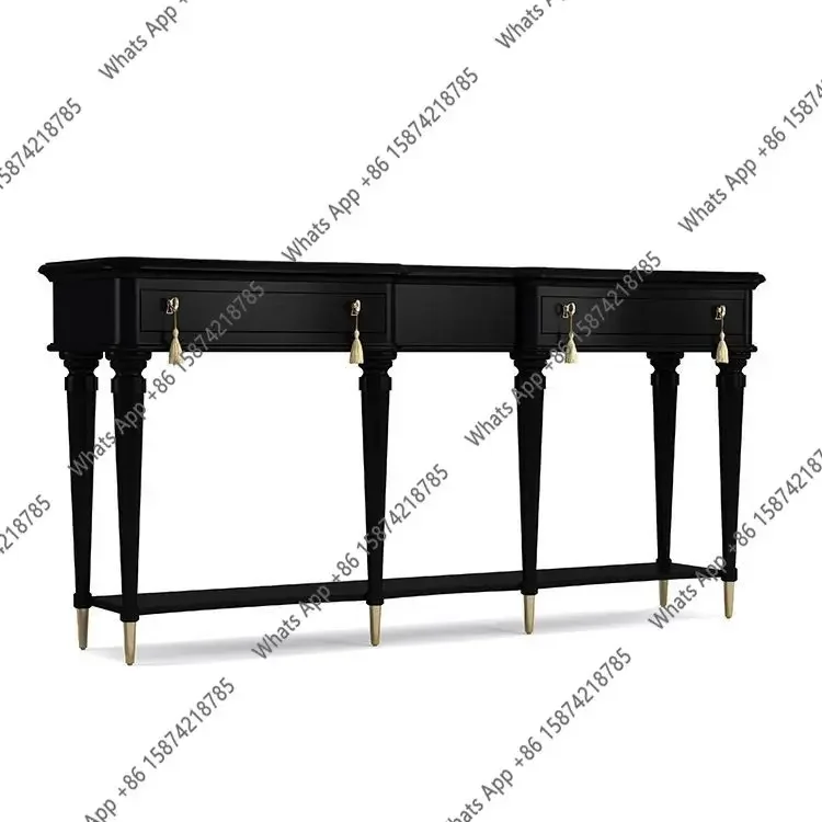 Xc N68 American Light Luxury Solid Wood Foyer Entrance Table/simple Modern Black Sofa Edge Few Living Room Entry Partition
Xc N68 American Light Luxury Solid Wood Foyer Entrance Table/simple Modern Black Sofa Edge Few Living Room Entry Partition