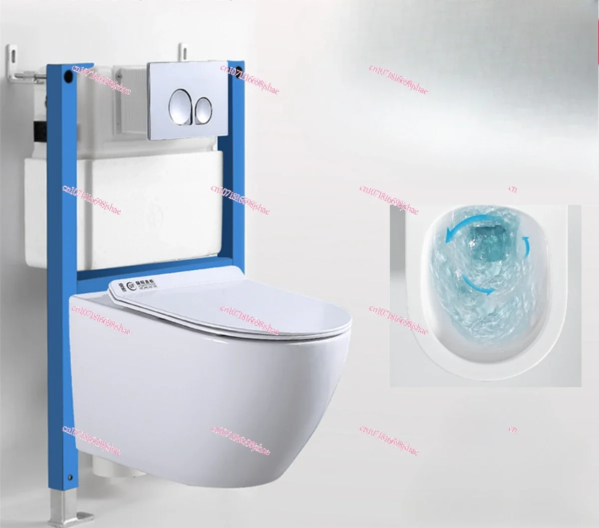 Super Whirlpool Wall-mounted Toilet Small Apartment Wall Row Concealed Wall-mounted Wall-mounted Water Tank Household
Super Whirlpool Wall-mounted Toilet Small Apartment Wall Row Concealed Wall-mounted Wall-mounted Water Tank Household