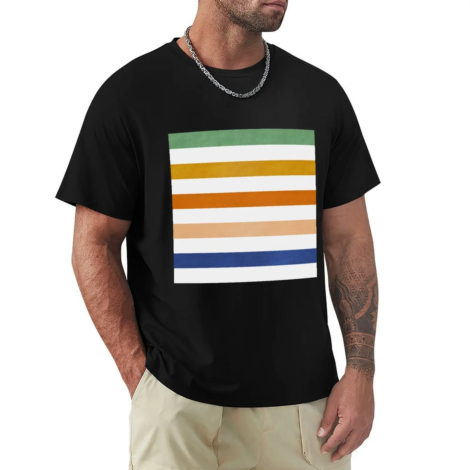 Textured Stripes - Blue, Orange, Green T-Shirt rapper graphic tees street wear man clothes compression shirt men
Textured Stripes - Blue, Orange, Green T-Shirt rapper graphic tees street wear man clothes compression shirt men