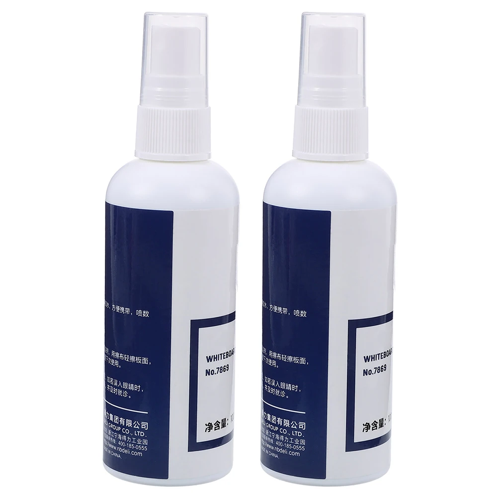 2 Pcs Detergent Whiteboard Cleaning Solution Spray Water Hygiene Cleaner One-handed
2 Pcs Detergent Whiteboard Cleaning Solution Spray Water Hygiene Cleaner One-handed