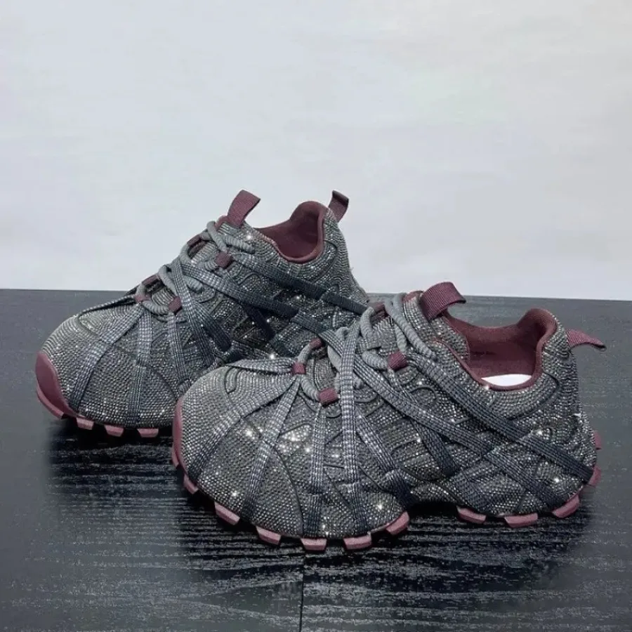 2026 Bold Shiny Platform Women'S Sneakers Plus Size Lace-Up Chunky Dad Shoes in Vibrant Red Trendy Casual Shoes with Exquisite
2026 Bold Shiny Platform Women'S Sneakers Plus Size Lace-Up Chunky Dad Shoes in Vibrant Red Trendy Casual Shoes with Exquisite