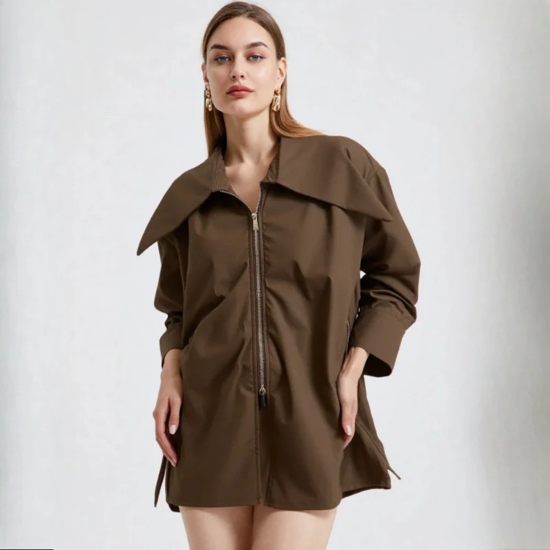 Vintage Women's Blouses Solid Color Shirts Fashion Loose Summer Korean Clothing Long Sleeves Zipper Women Top
Vintage Women's Blouses Solid Color Shirts Fashion Loose Summer Korean Clothing Long Sleeves Zipper Women Top