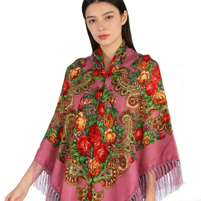 72XE Portable Easy to Carry Ethnic Scarf Cloak for Outdoor Adventures Commuting Social Event Comfortable Fabric
72XE Portable Easy to Carry Ethnic Scarf Cloak for Outdoor Adventures Commuting Social Event Comfortable Fabric